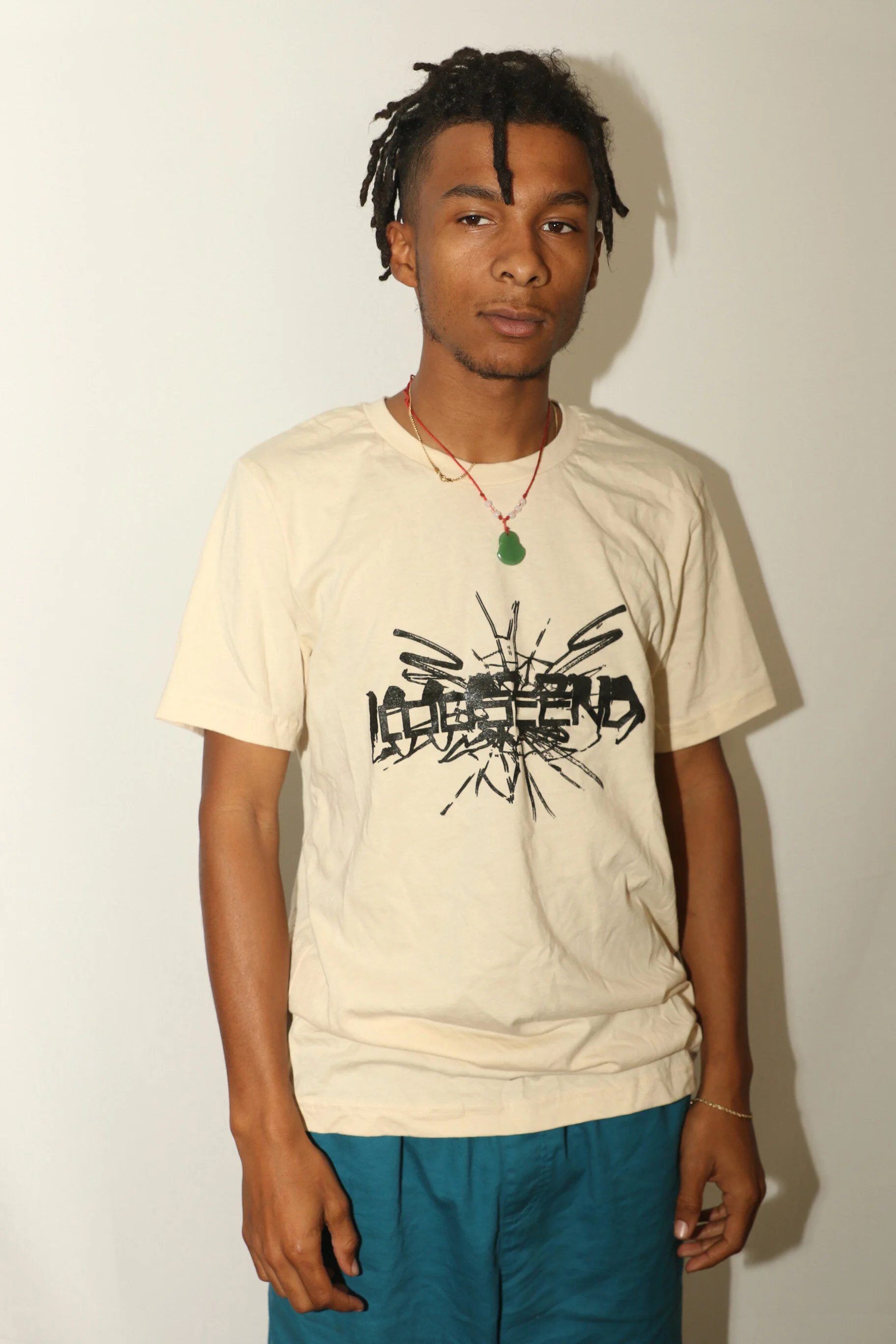 Creme Shattered Glass Tee