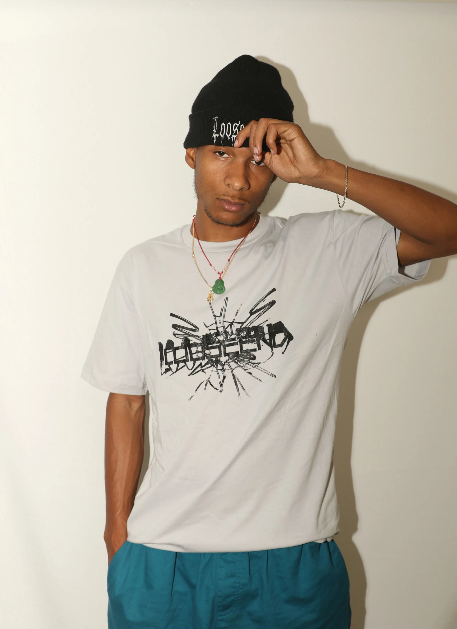 Grey Shattered Glass Tee