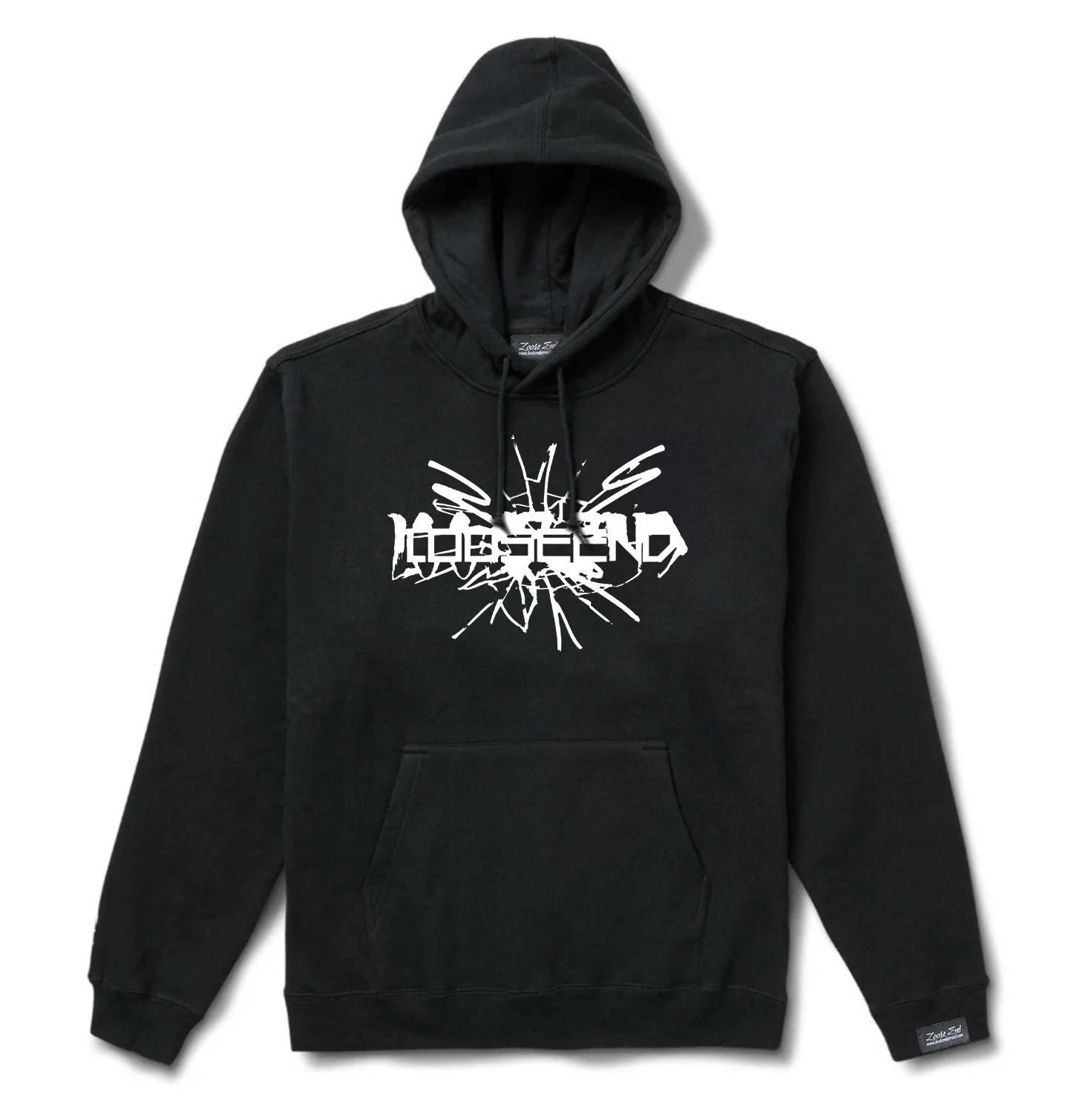 Black Shattered Glass Hoodie
