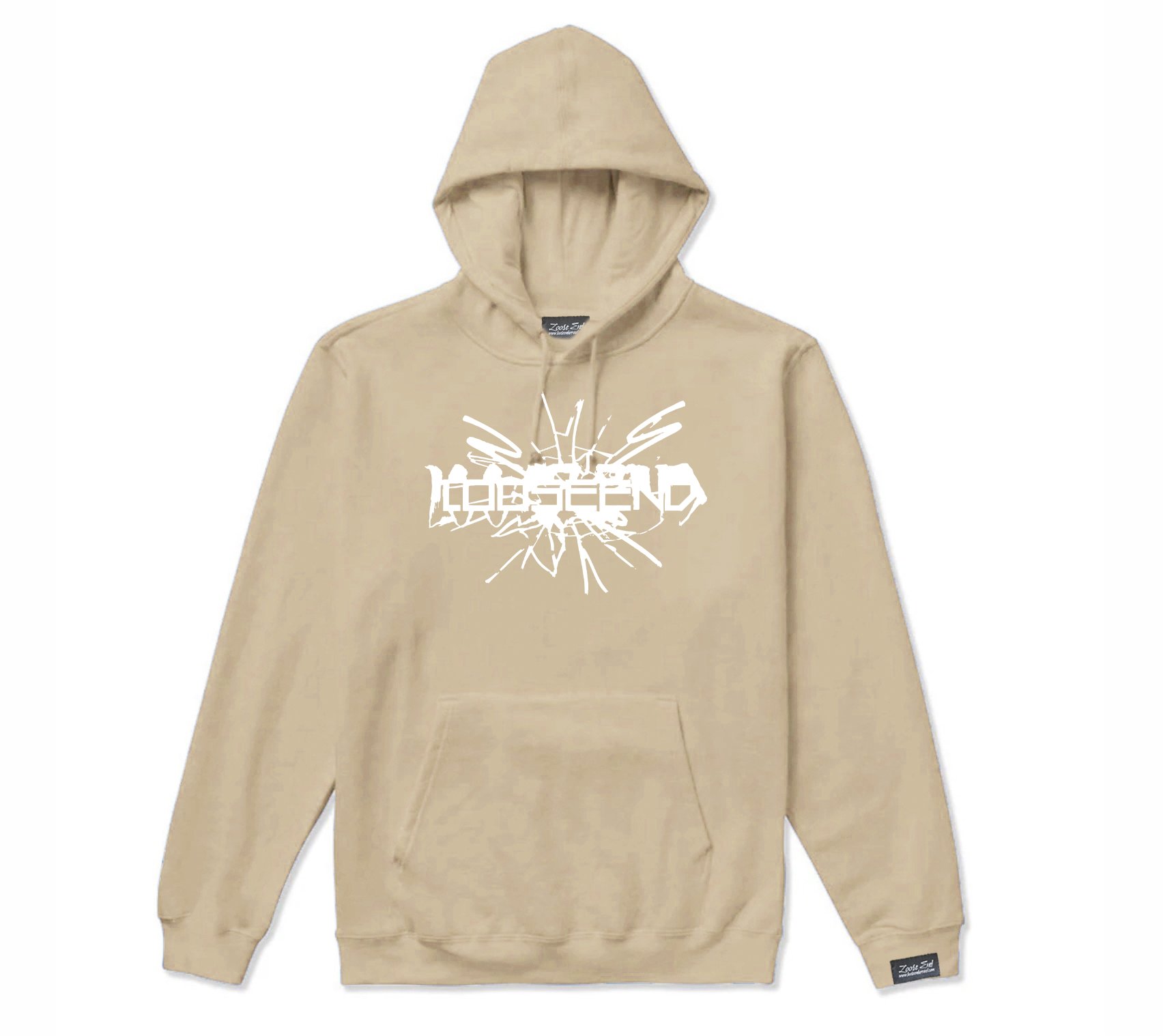 Light Brown Shattered Glass Hoodie