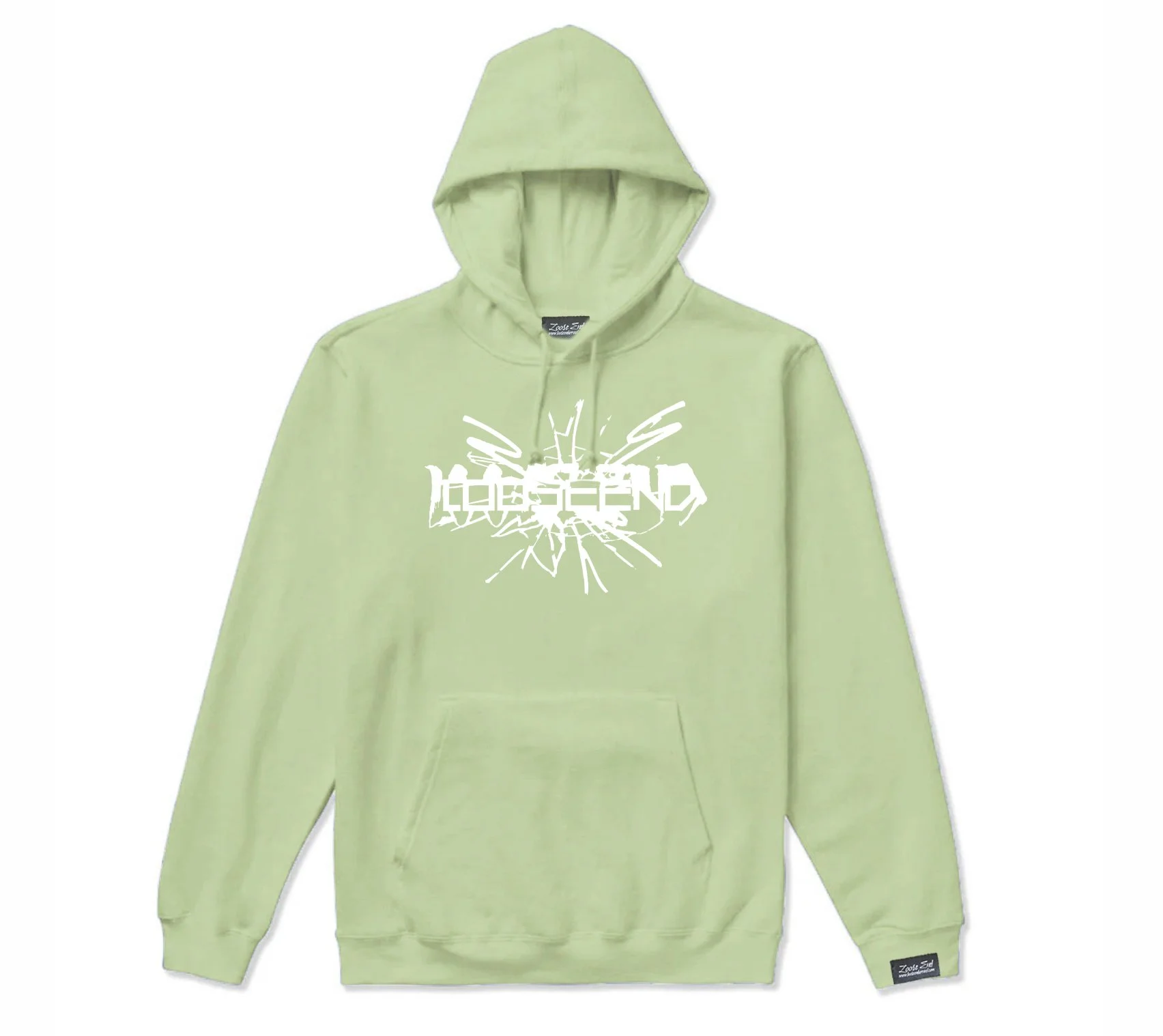 Shattered Glass Lime Hoodie