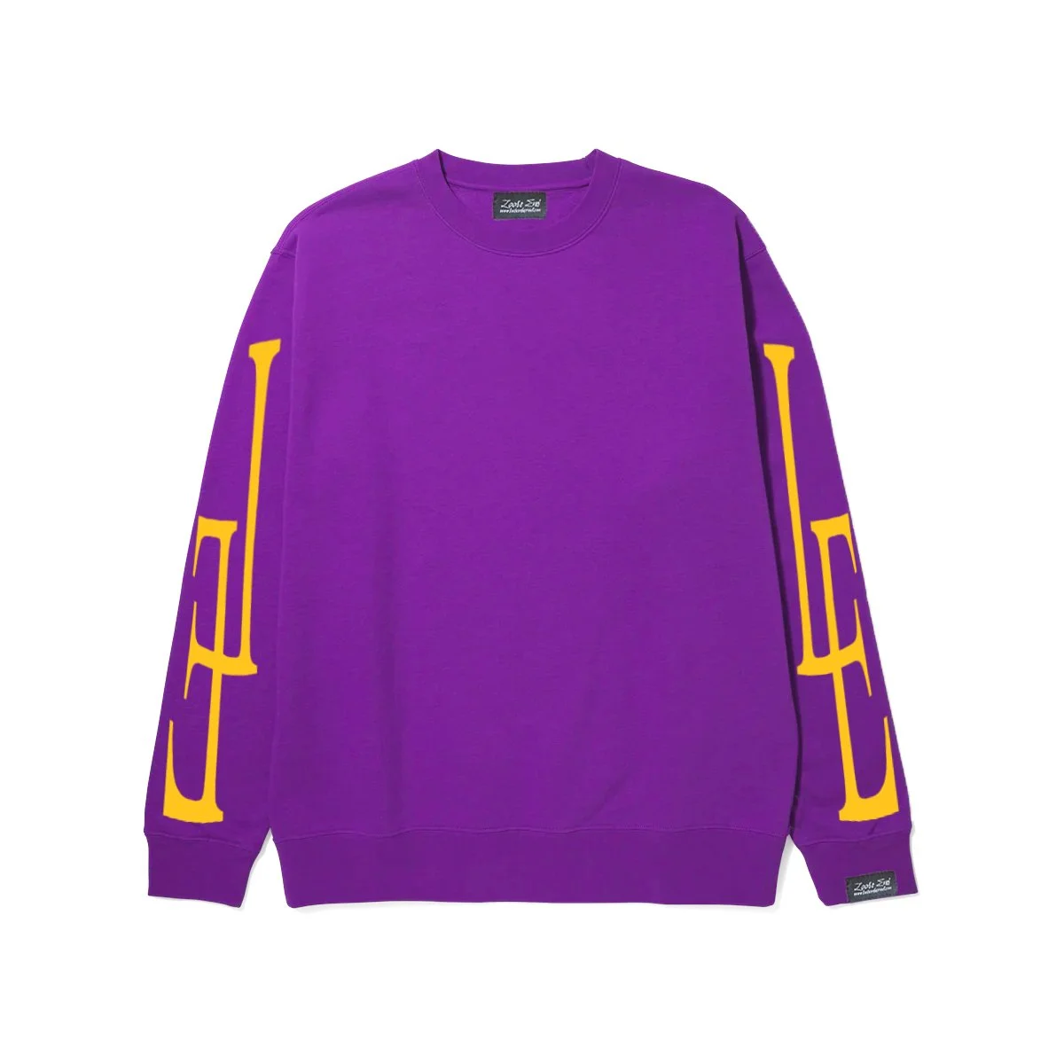LE Crewneck Orange & Purple