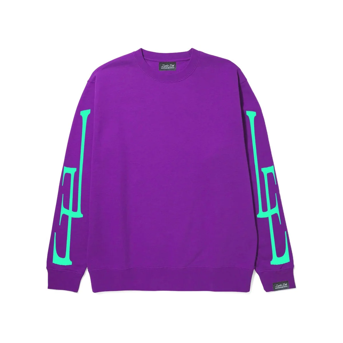 LE Crewneck Purple & Mint