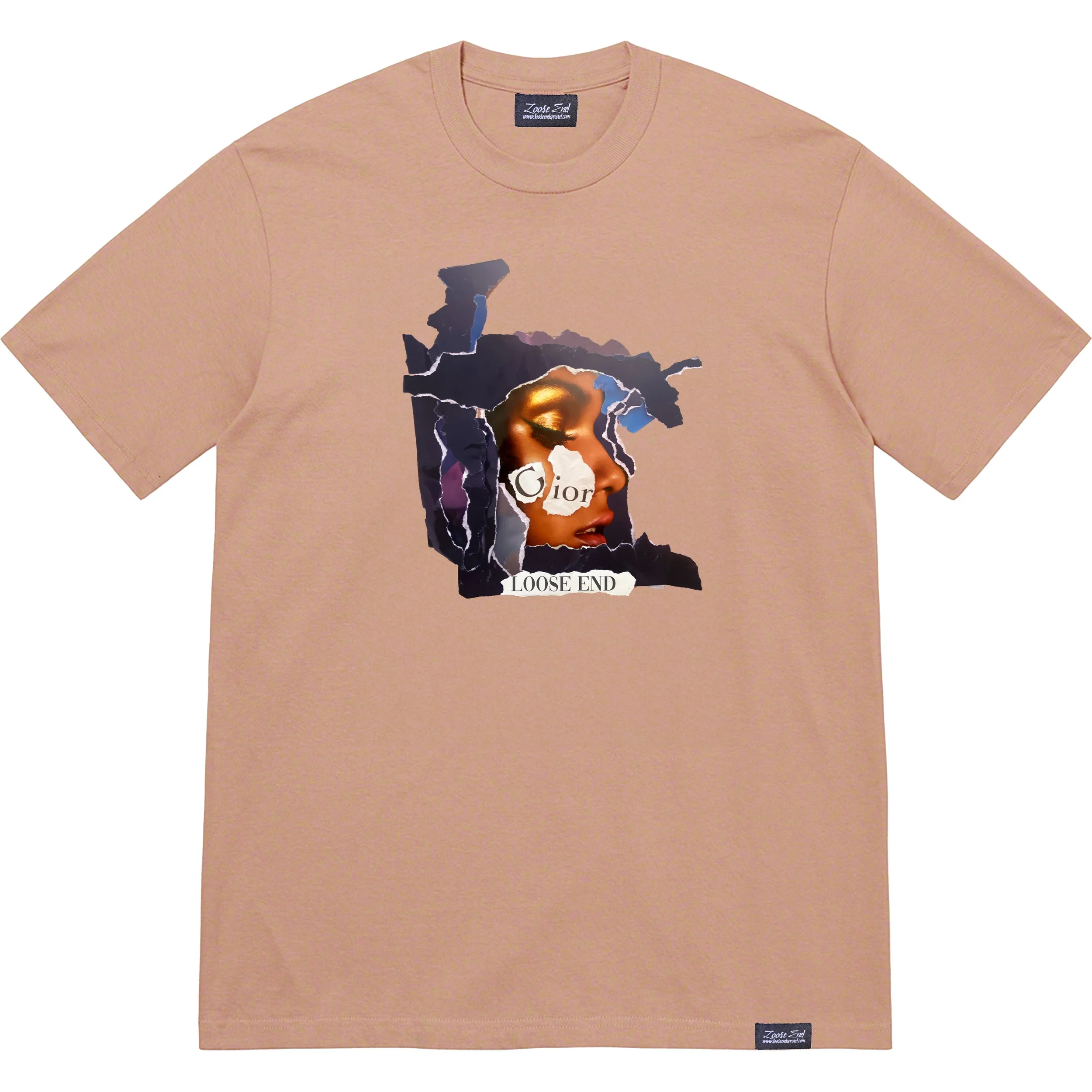 Brown Collage Tee