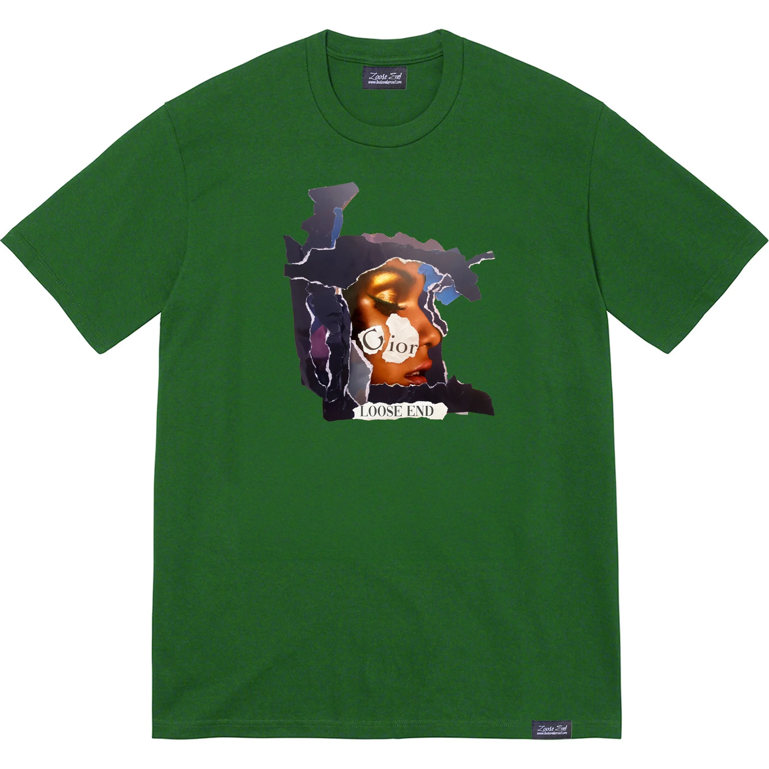 Green Collage Tee