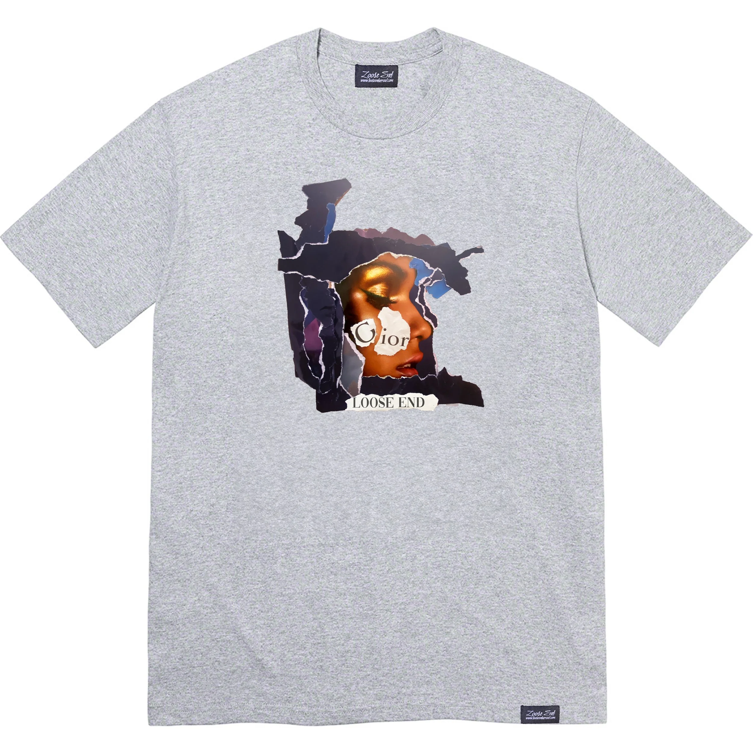 Grey Collage Tee