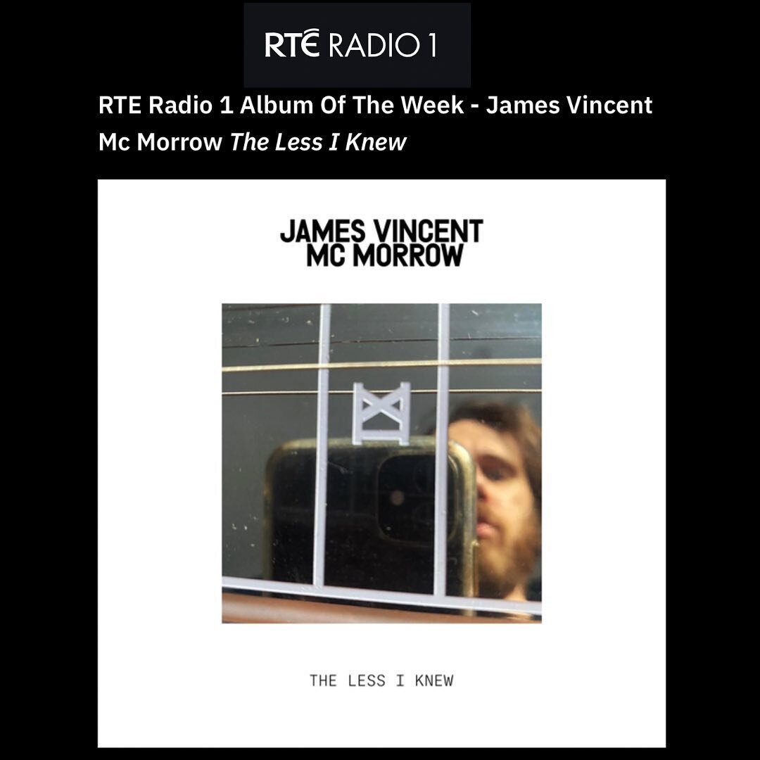 @jamesvmcmorrow is @rteradio1&rsquo;s Album Of The Week! 

@factionmusicie