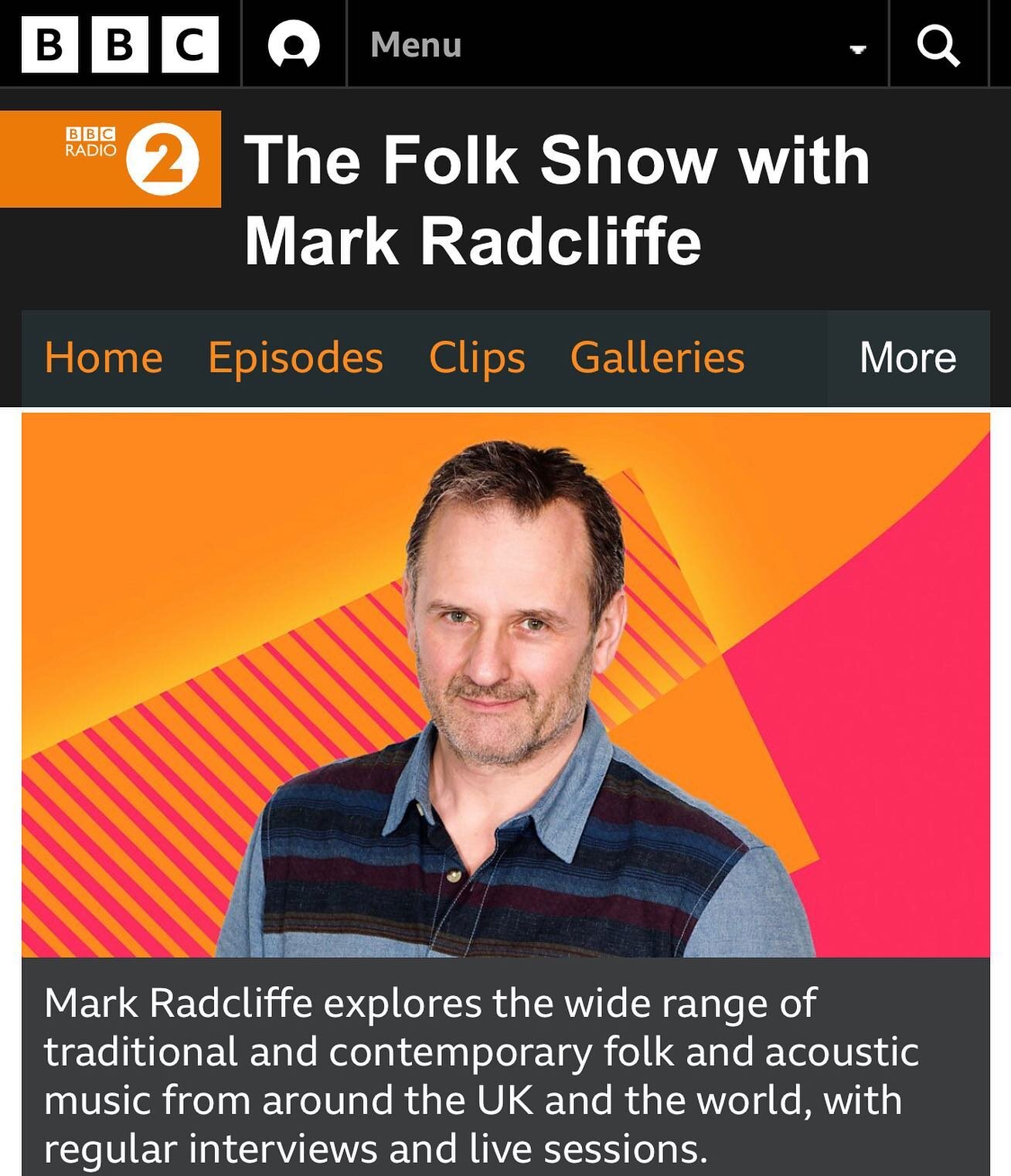 Thank you Mark Radcliffe and team at The Folk Show on @bbcradio2 for playing @martinhayesfiddle&rsquo;s new song. 

@factionmusicie