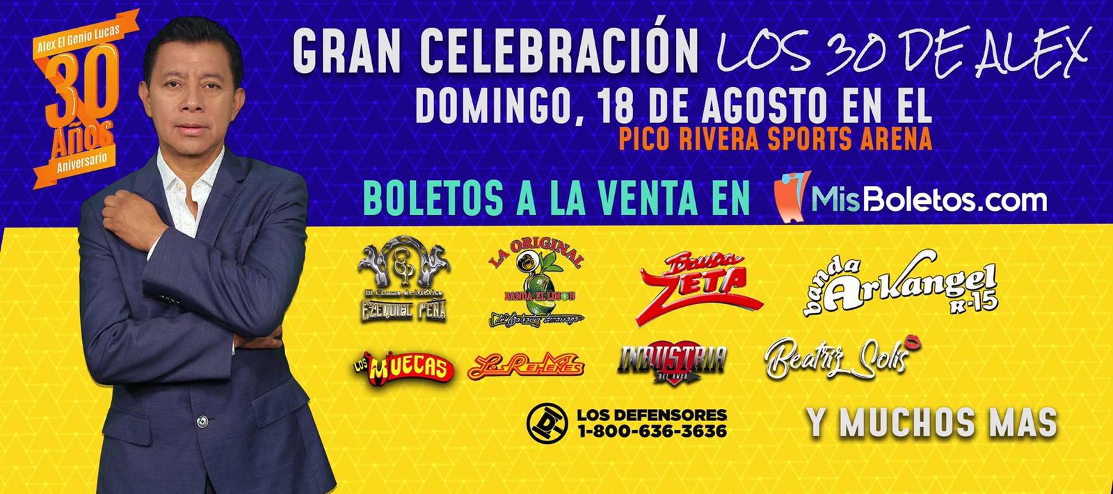 EL GENIO LUCAS 30 ANIVERSARIO - E.PENA - ANA BARBARA Y MAS