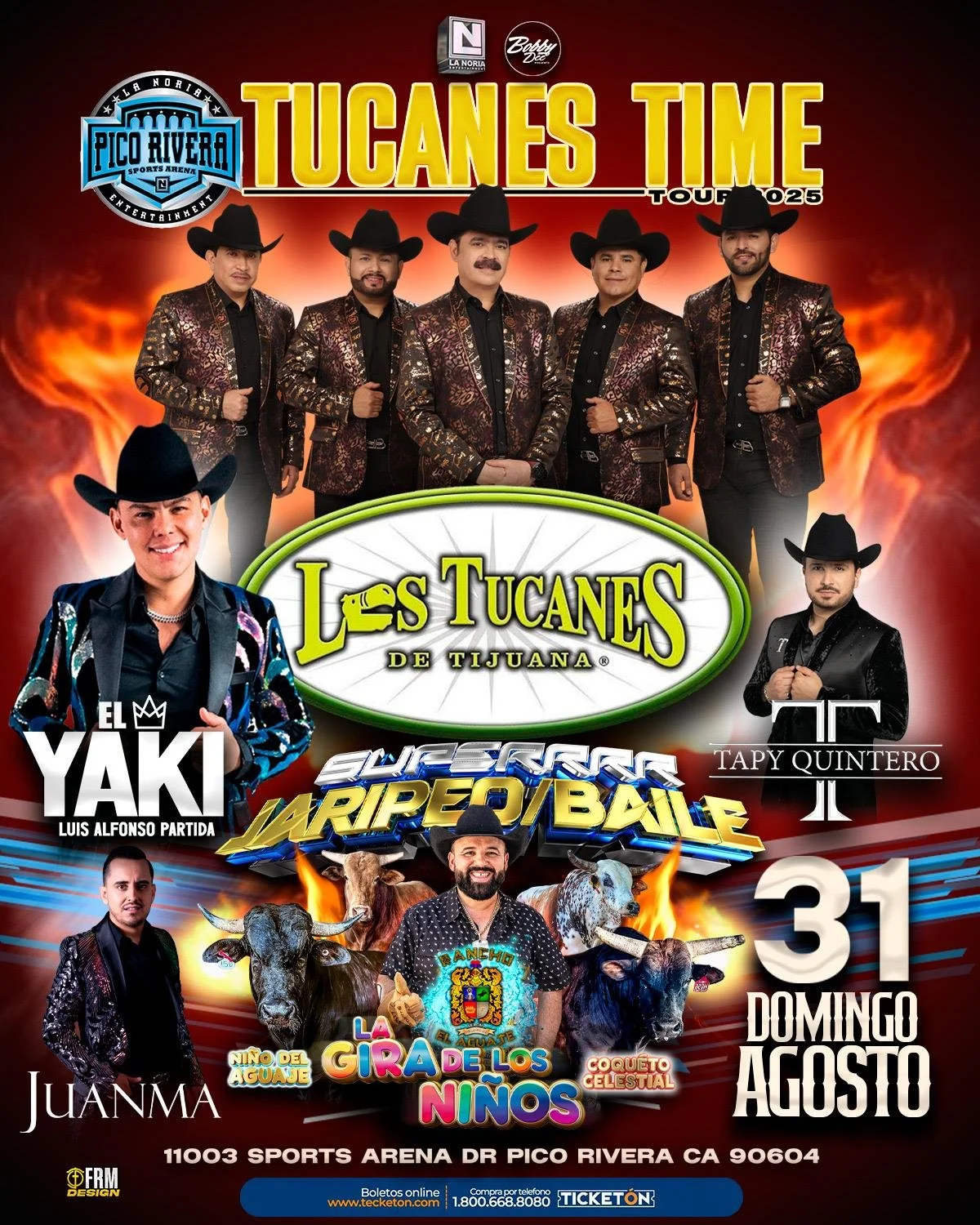 TUCANES TIME TOUR 2025