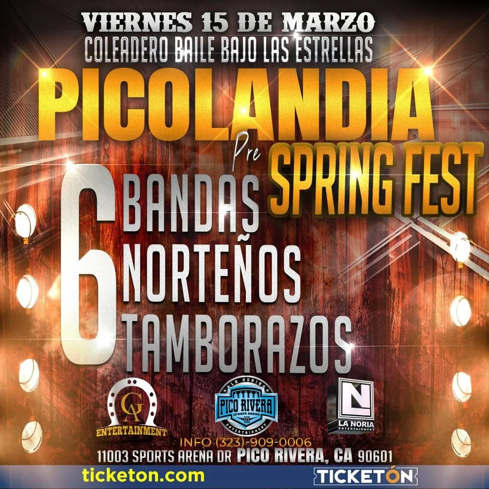 PICOLANDIA PRE SPRING FEST Coleadero baile bajo las estrellas — La Noria