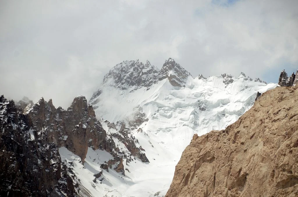 Mountain Across The Shaksgam Valley On Descent From Aghil Pass On Trek To K2 North Face In China. Pic credit Jerome Ryan