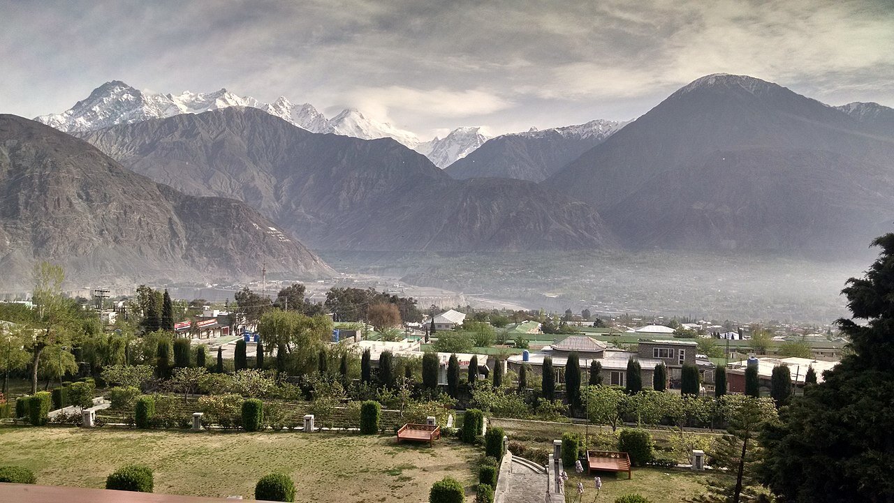 A view of the Gilgit Town and Valley. Image Courtesy Wikipedia