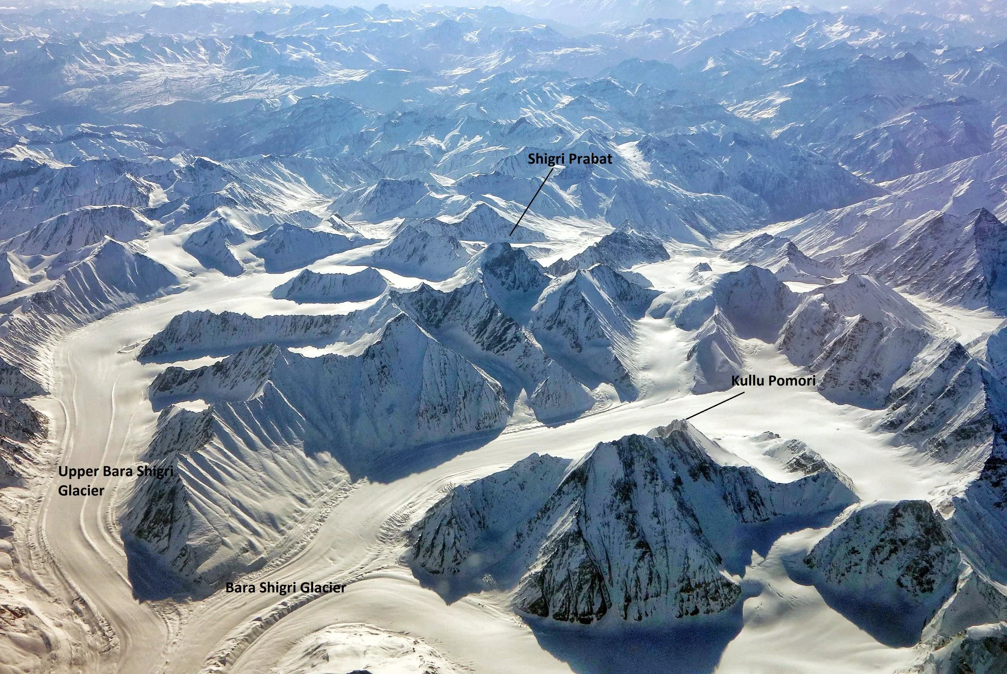 The Nun Barashigri Glacial Region