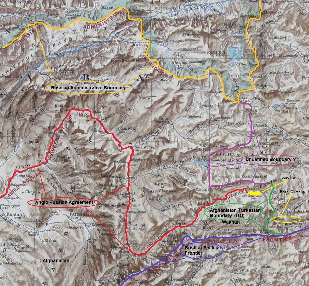 The Great Game on the Roof of the World 