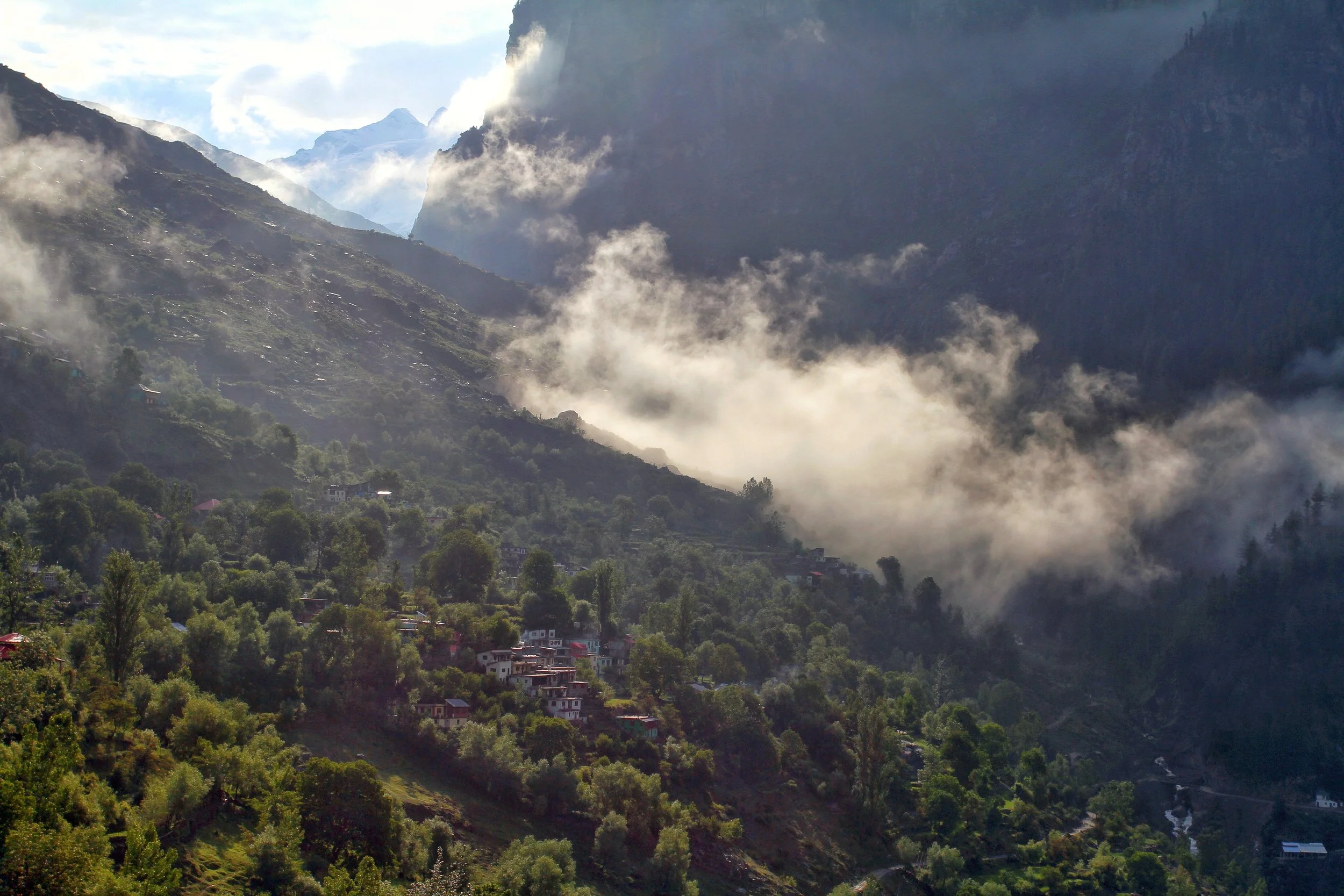 Rainfall in the Himalayas