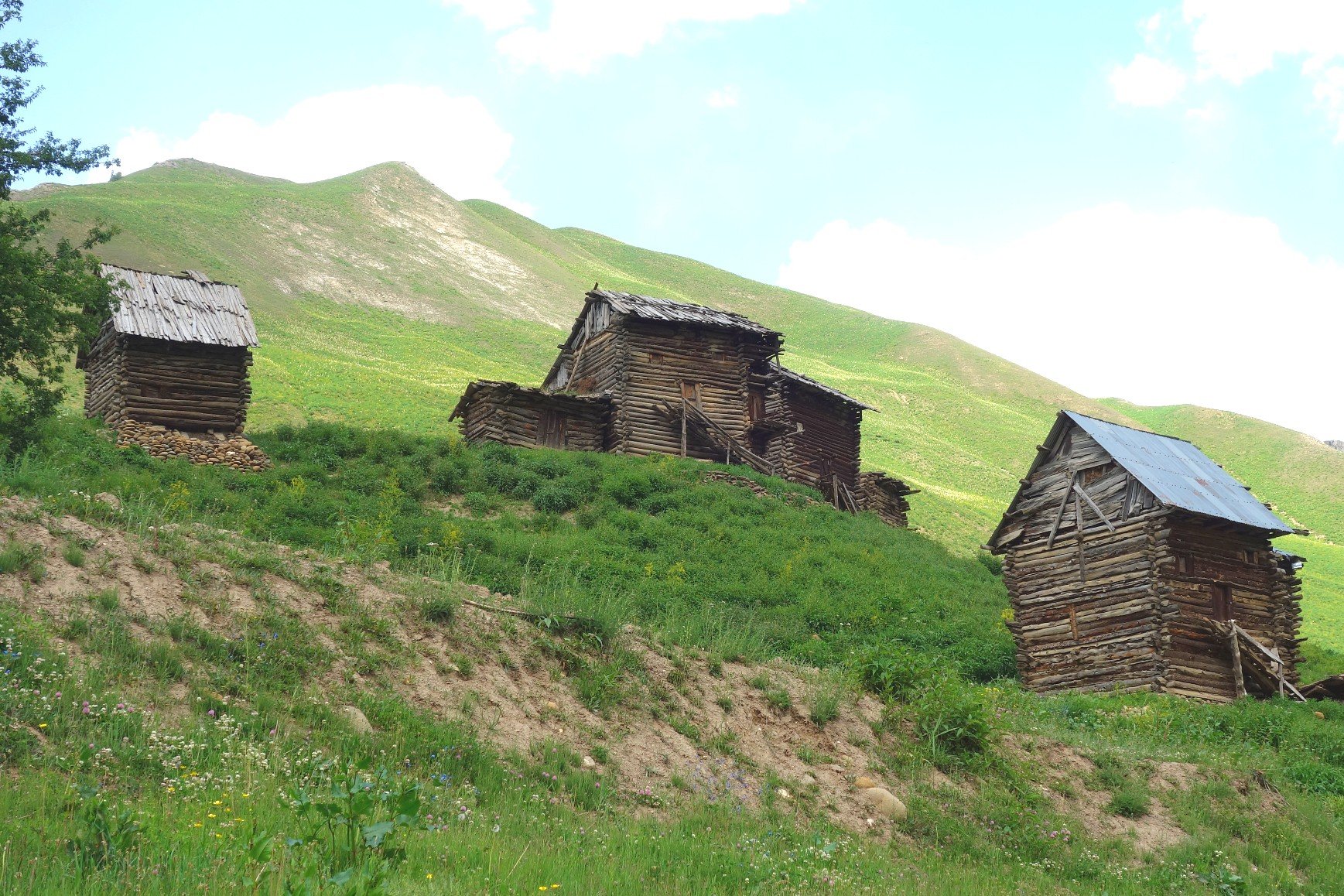 Traditional Log Huts