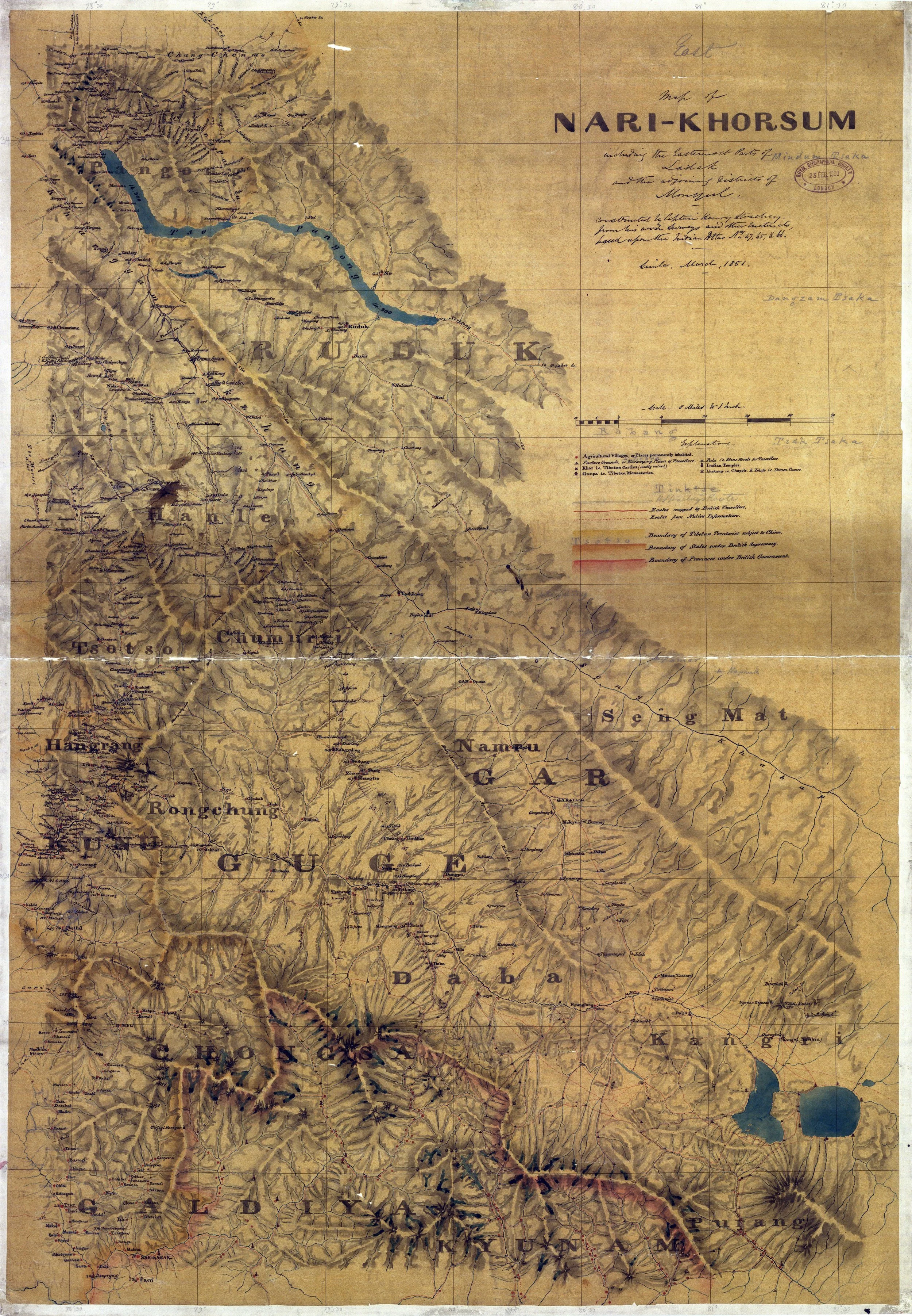 Starchey's Ladakh 1851