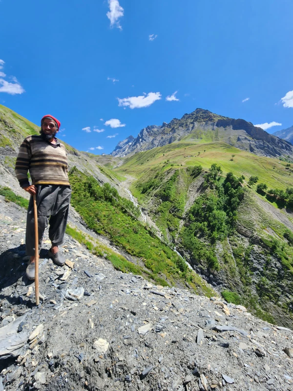 A Shepherd on the way to the Kaobal Gali