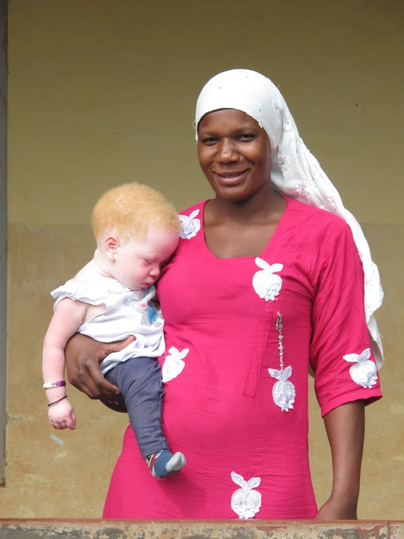 A mother in the Busoga sub-region of Uganda