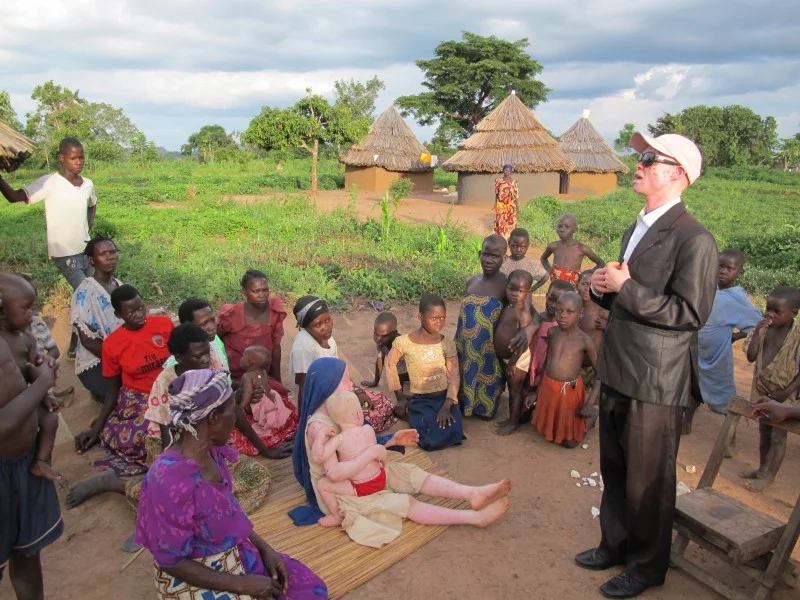 With their partner SNUPA in Uganda, Advantage Africa is dispelling the myths and superstitions surrounding albinism through village meetings, newspapers, TV and radio so that people no longer live in fear for their lives.