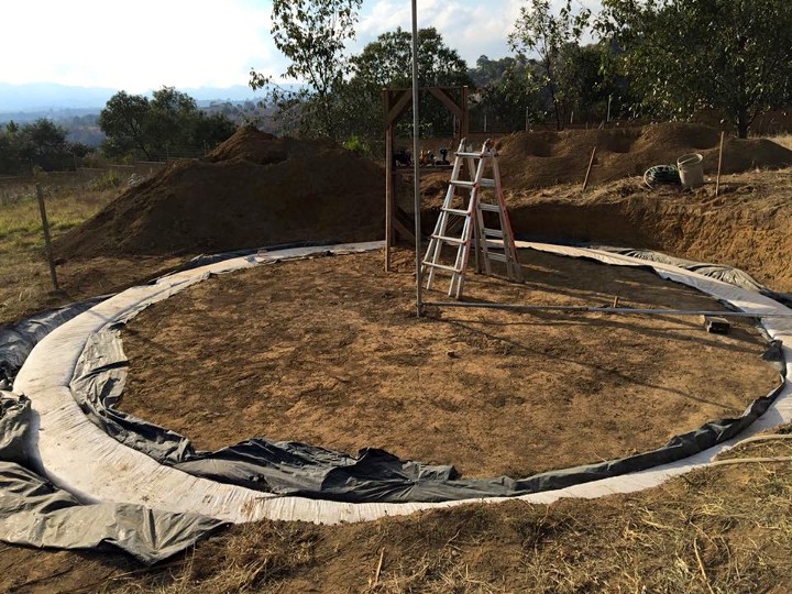 The base of the Music Dome, awaiting our arrival
