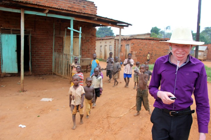 Peter, Head of SNUPA, in one of his representative’s local villages