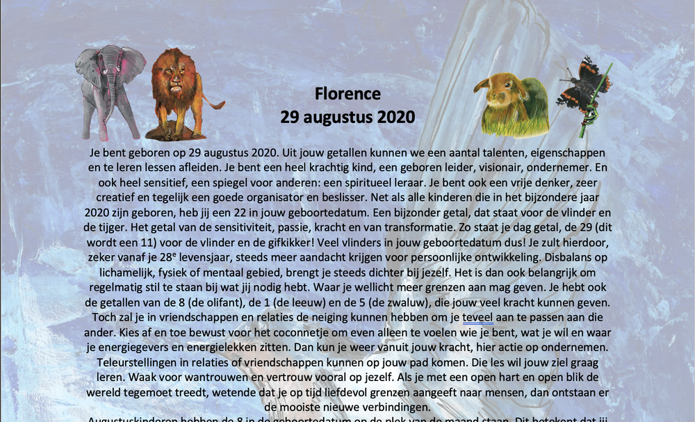 Numerologie verjaardagscadeau
