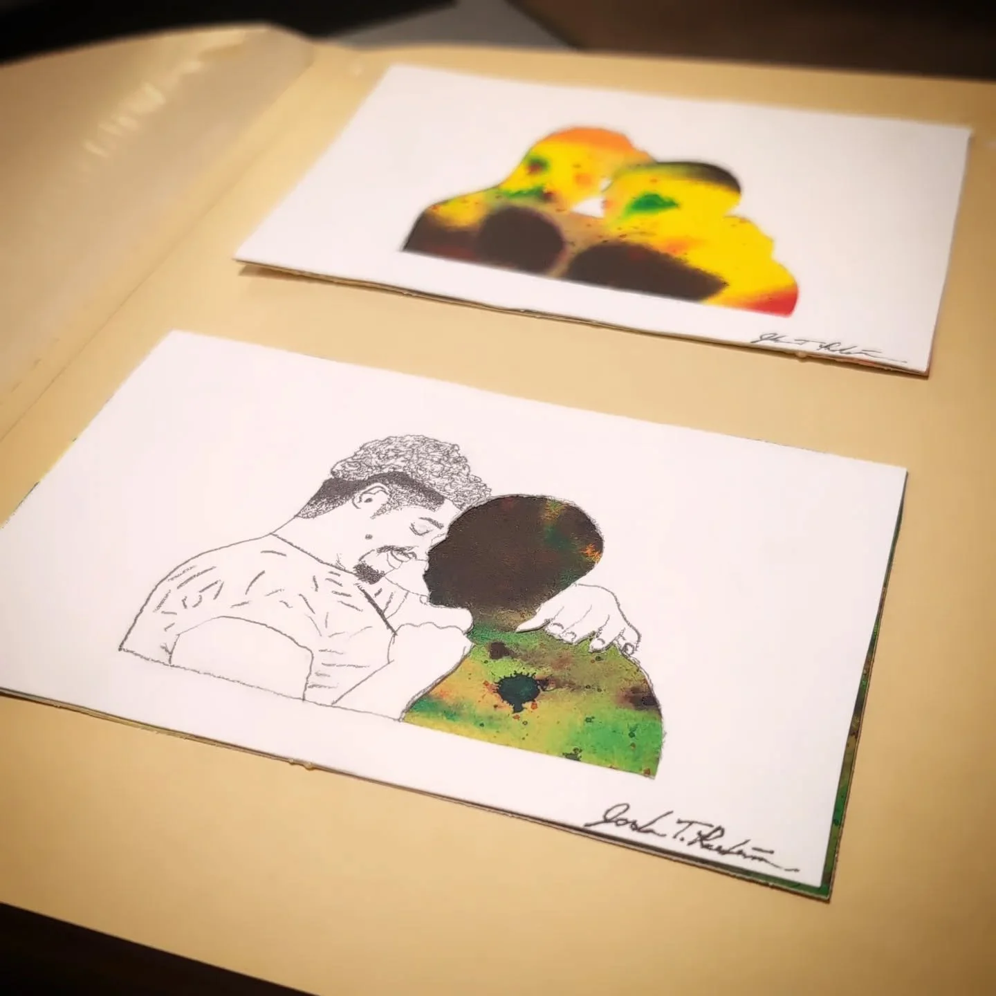 I am gearing up for a few exhibitions to finish the year. I'm still doing the fundraiser to help raise funds for @visual_aids which uses art and education a combat the spread of HIV because the infection is not over. 
Any support to this organizatio