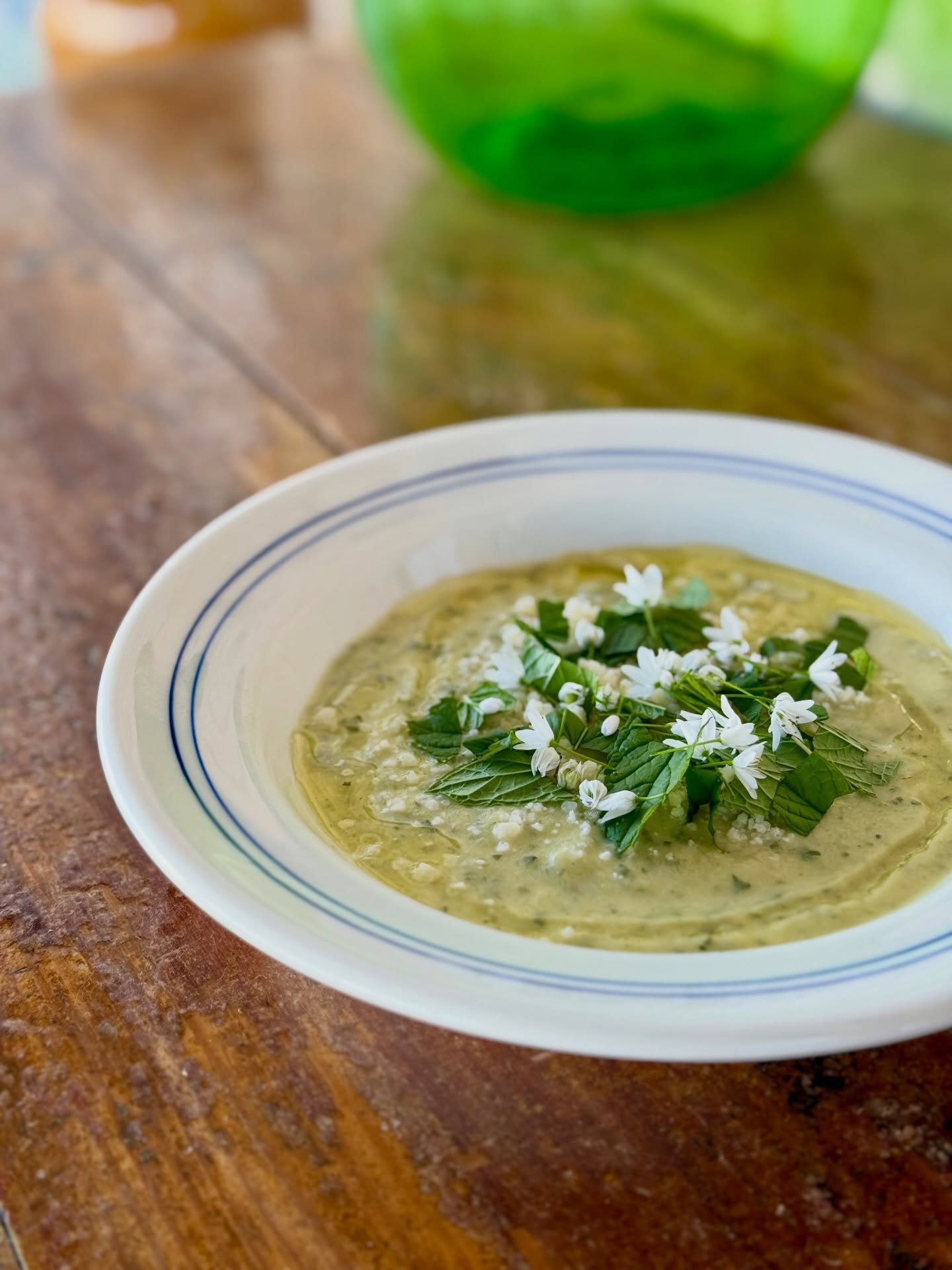 Mhmmmm... Maria&rsquo;s zucchini and mint soup. Perfect for a hot summer day. 

#travel #vacation #islandlife #croatia #dalmatia