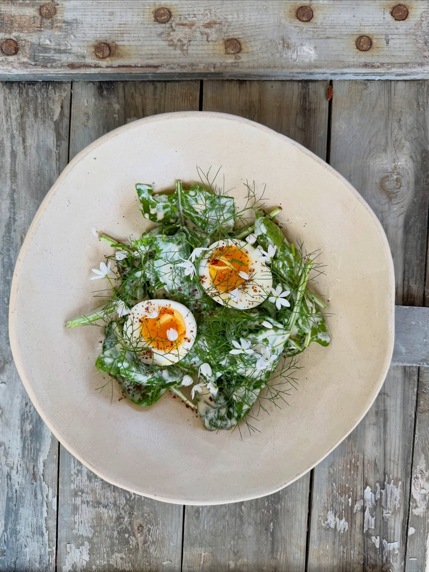 Creamy spinach and soft boiled eggs - Perfect for a Sunday...

#travel #vacation #islandlife #croatia #dalmatia