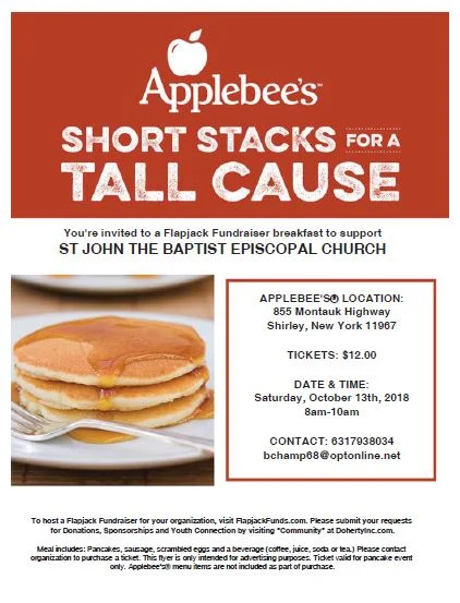 The Applebee's Breakfast and Basket Auction
