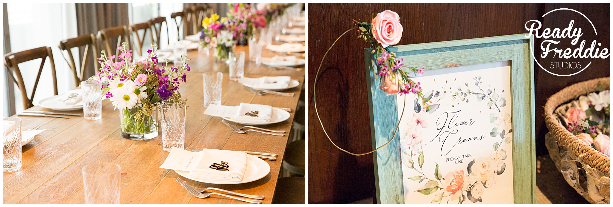 Table setting for baby shower in soho beach house in miami florida