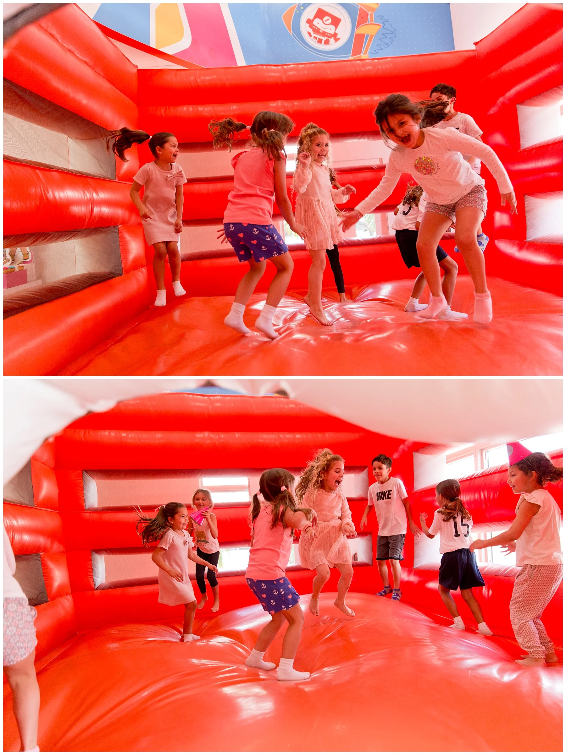 Girls playing in Miami indoor place Kubo Kendall