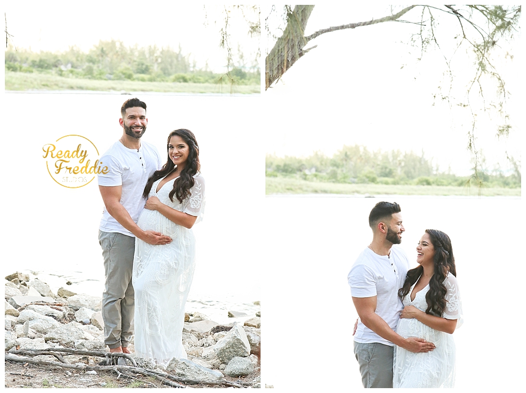 Maternity session in Virginia Key