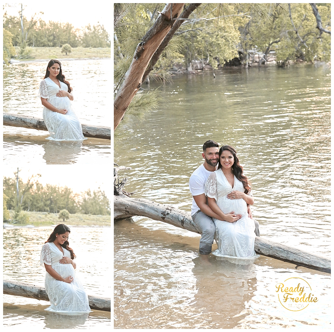 Beautiful maternity session in Key Biscayne FL