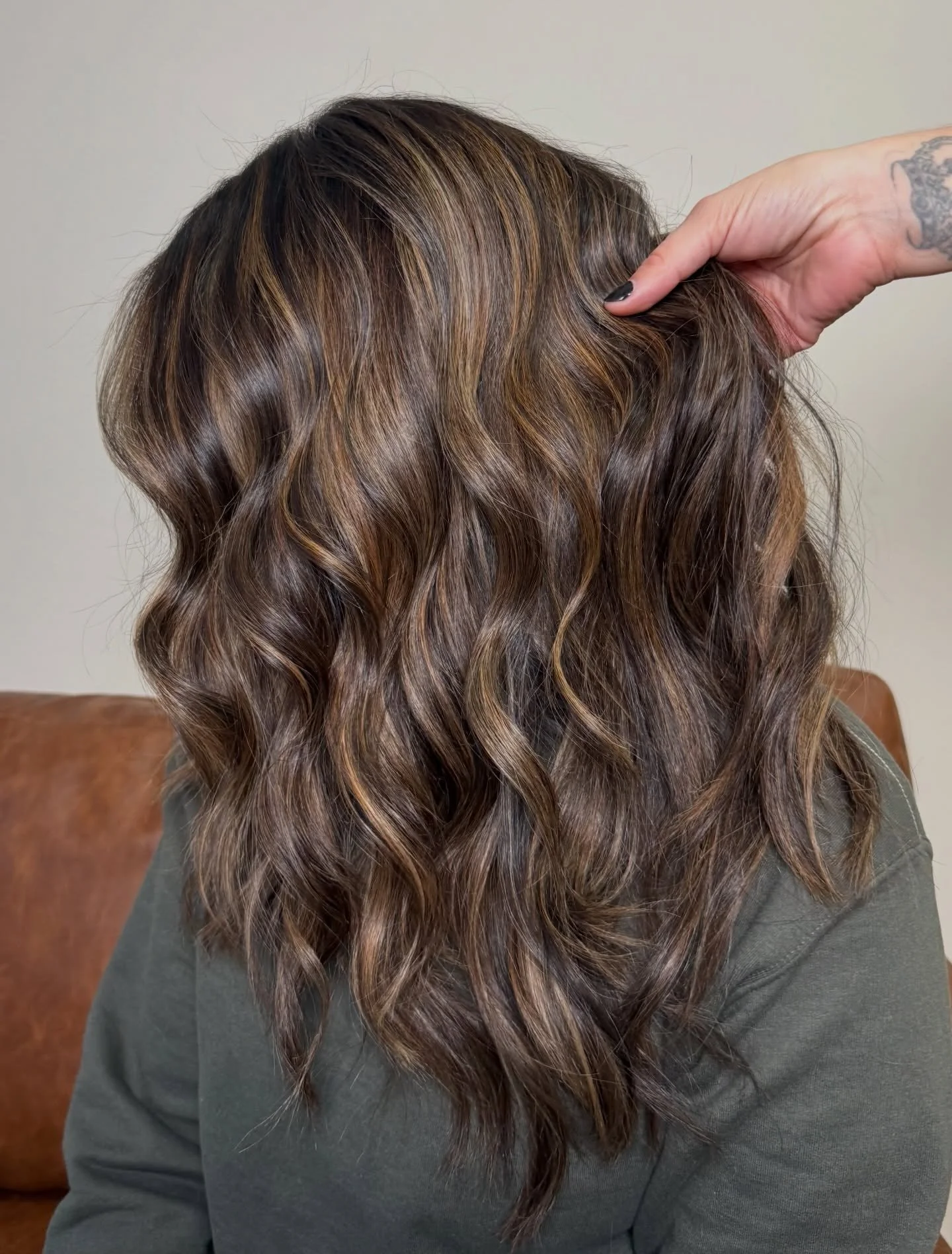 Foiling sesh with Felicia 🤎 @hairby__felicia