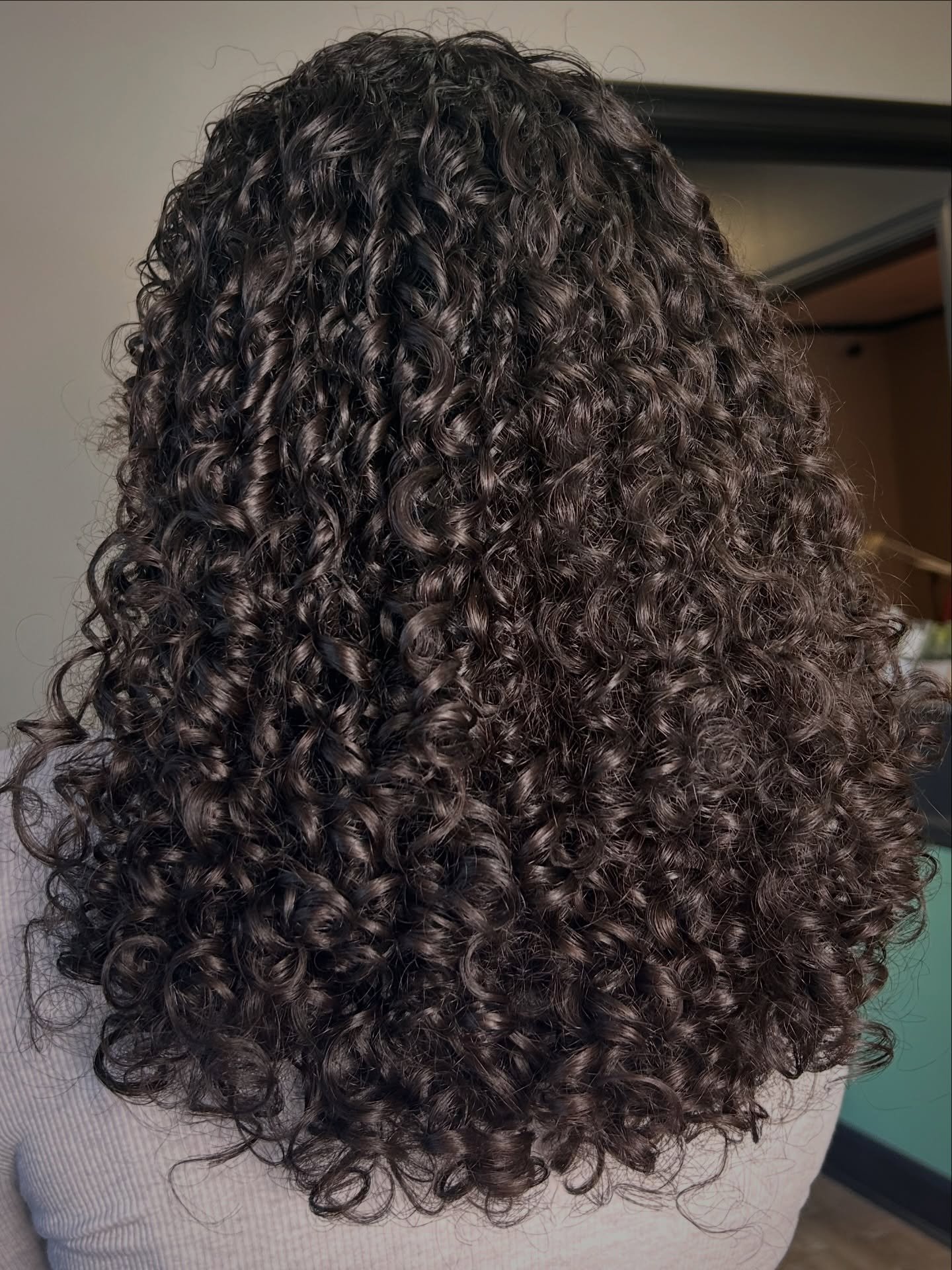 Curly cut &amp; refesh with @leesanorabb ✂️🤎