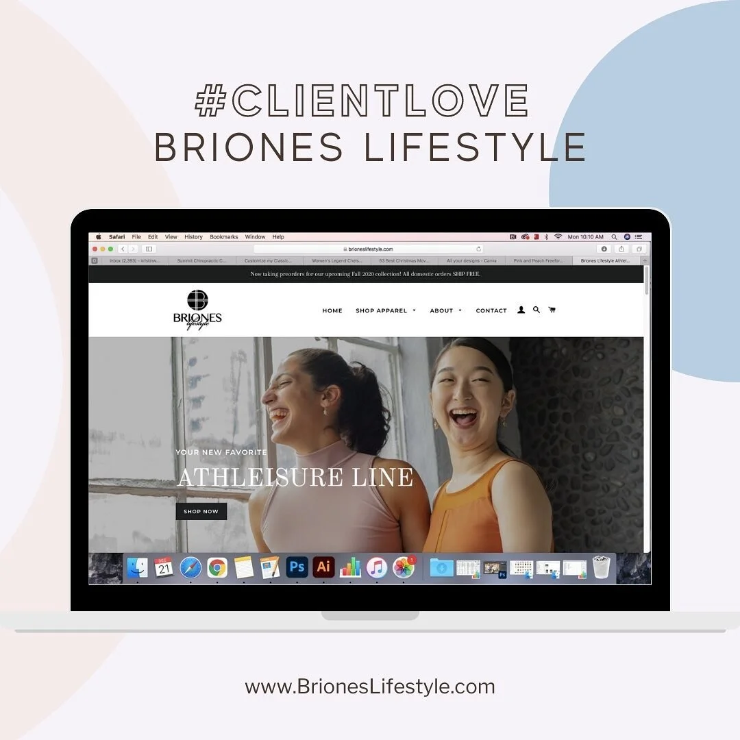 Congrats to my clients at @brioneslife on their recent brand launch! They make their gorgeous athleisure dance wear line right in New York City, and each piece is designed to be versatile - they work in barre class or your next Zoom meeting 👏 I had 