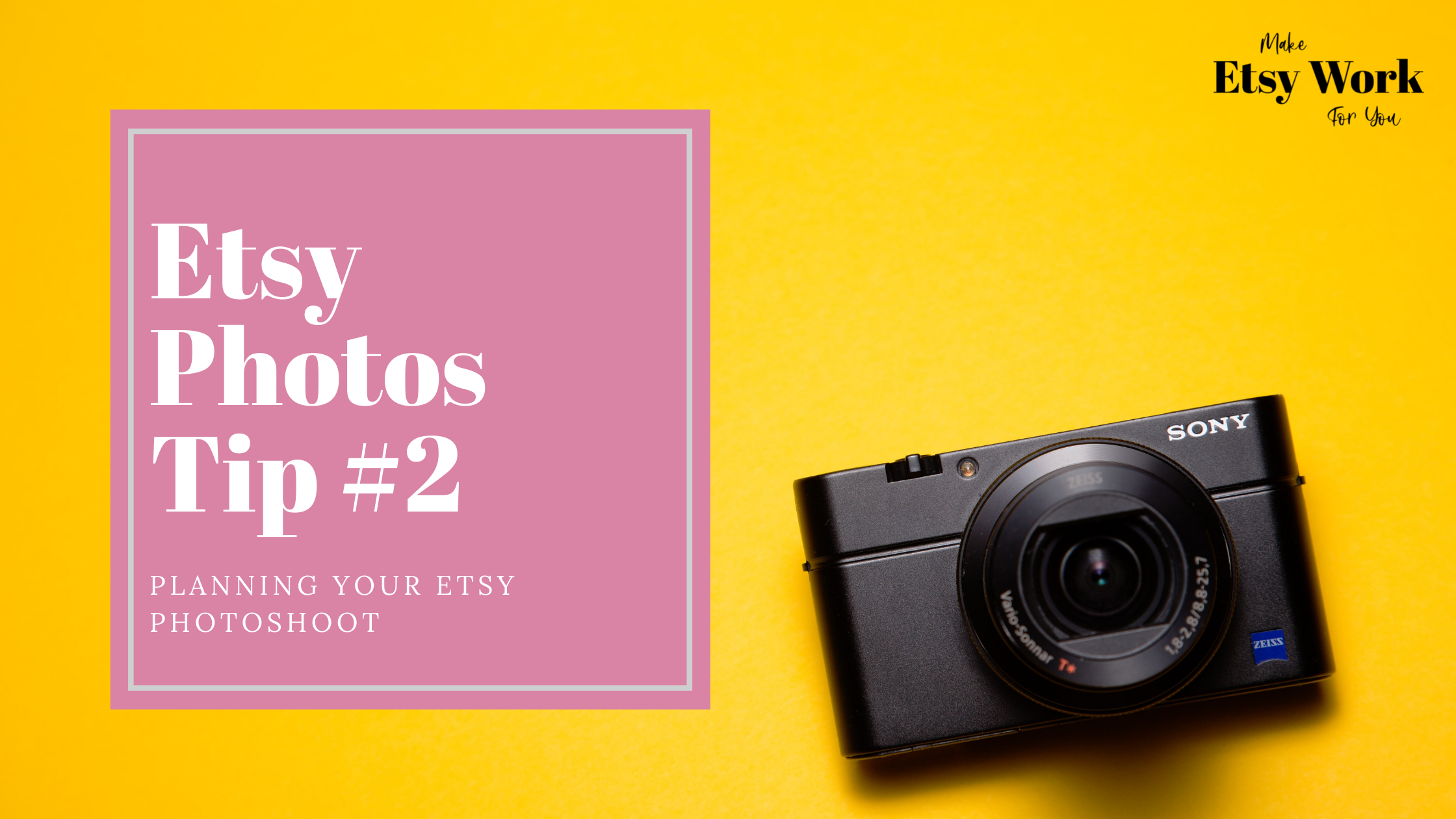 Etsy Photos That Sell Series: Tip # 2 Planning Your Etsy Photoshoot 