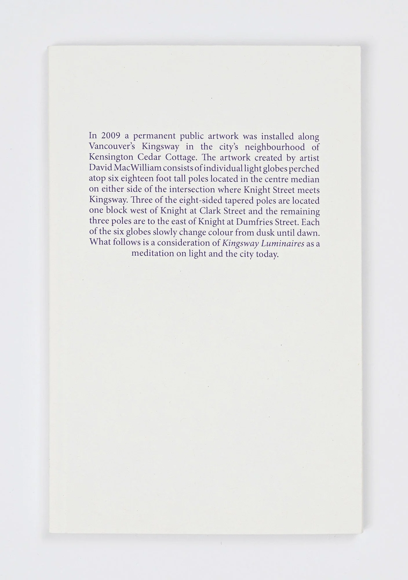 —Kingsway Luminaires