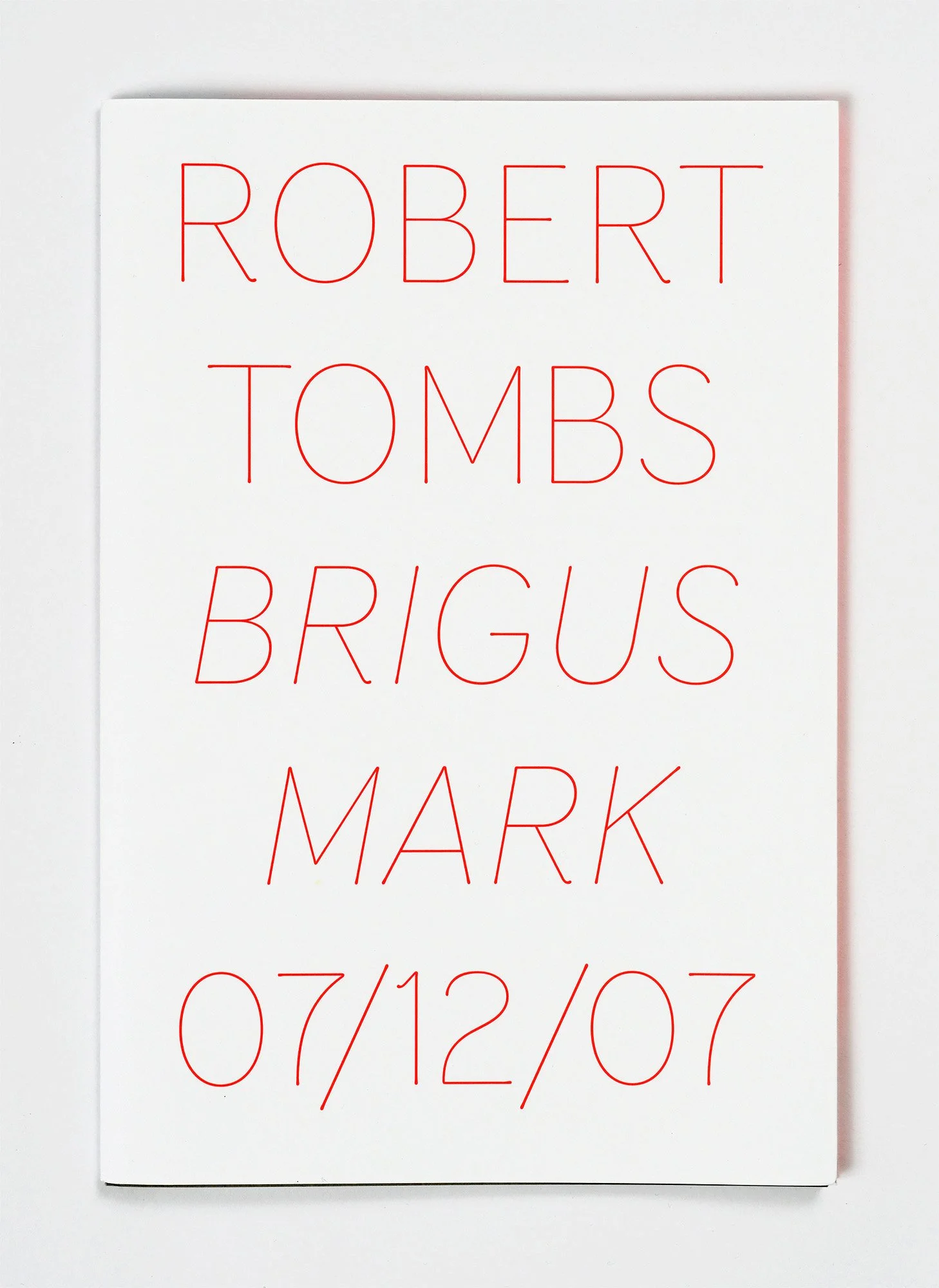 —Robert Tombs: Brigus Mark