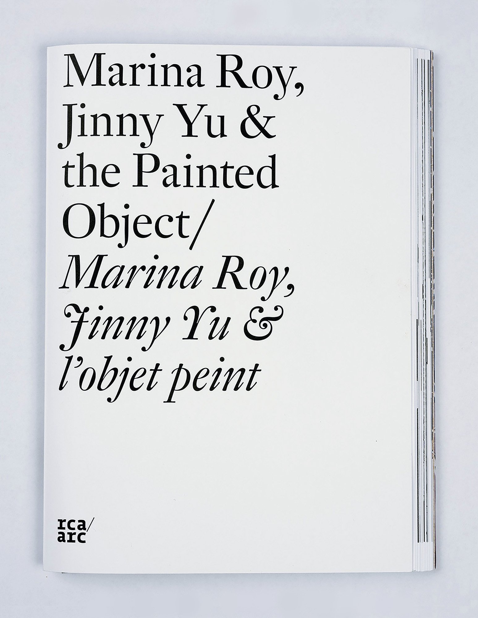 —Marina Roy, Jinny Yu & the Painted Object