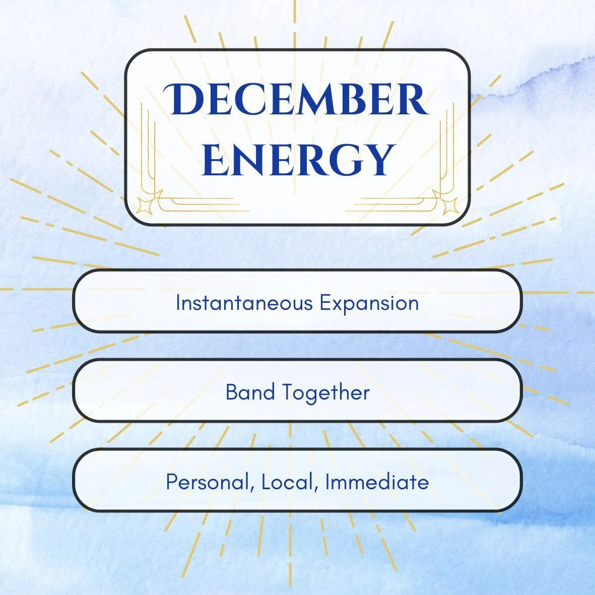 December is coming in like some kind of huge mystery, gift wrapped and ready to surprise. The anticipation is thick in the air and it feels like go time. I don&rsquo;t know what, I don&rsquo;t know how. But I know we&rsquo;ve seen some of these theme