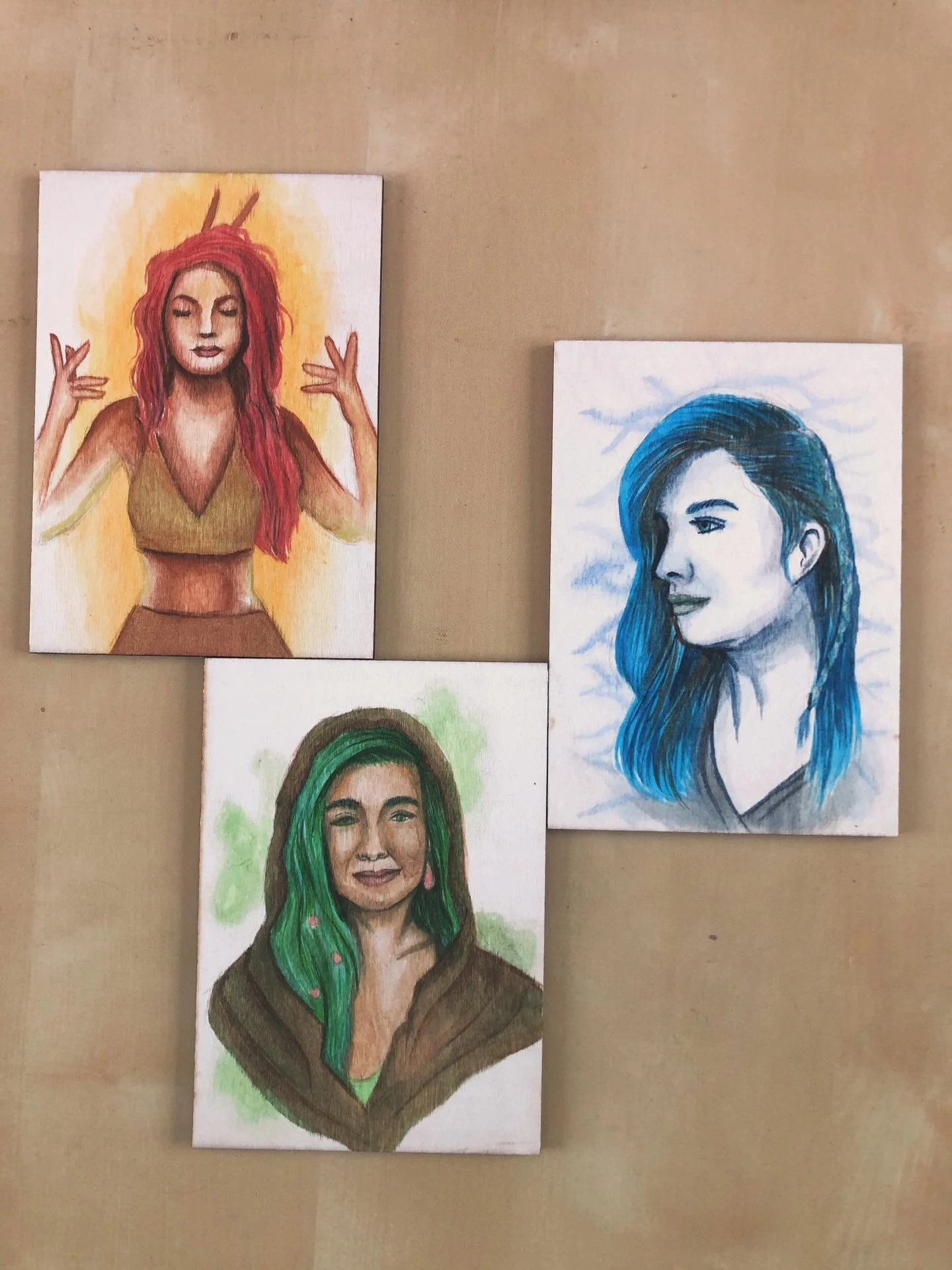 Finally finished these three, in plenty of time for my next event in March. Sometimes things take longer than we anticipate they will. They are almost always worth it.

As an intuitive person, finding ways to interpret, and continue to believe in, yo