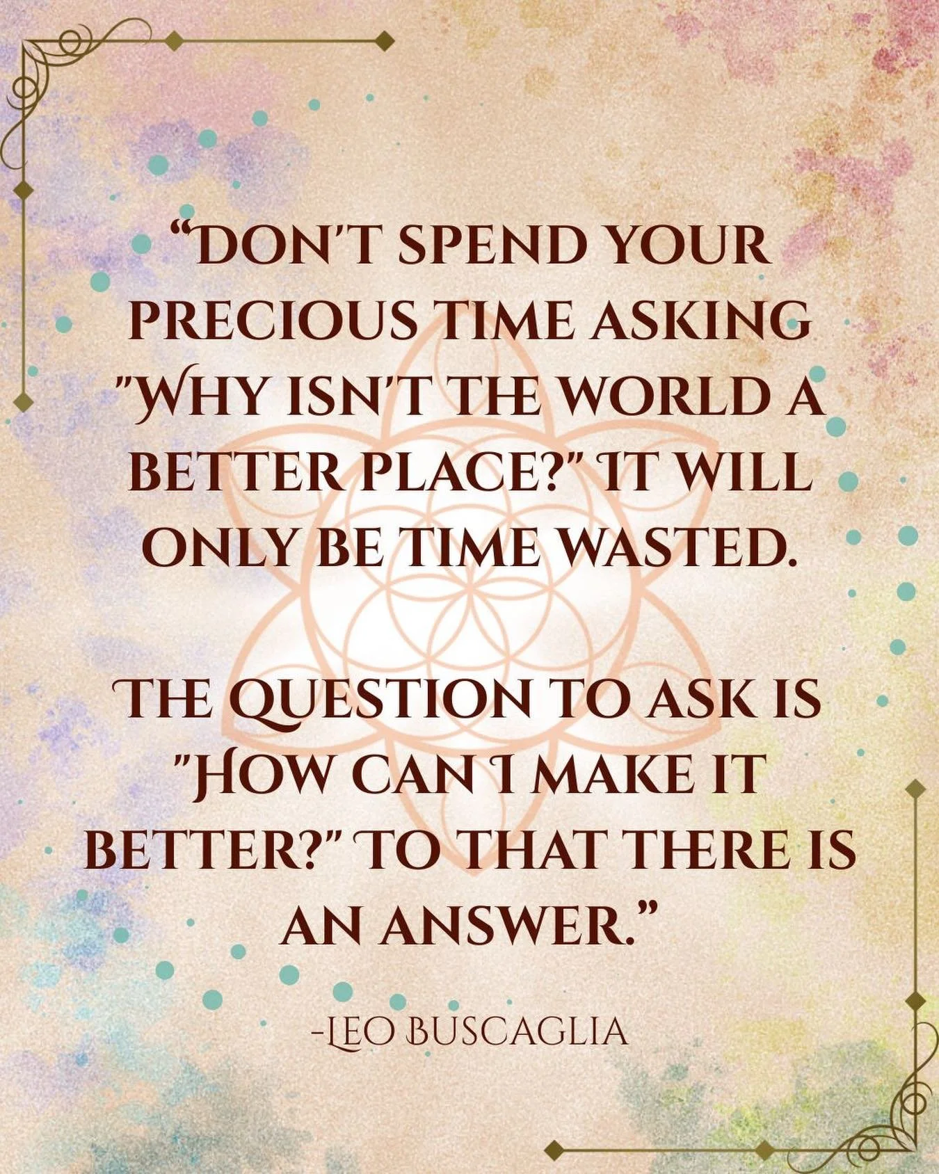 It can feel overwhelming to see the things we don&rsquo;t like around us. It has never been like this in history - where we literally have the world at our fingertips. And if we look for the bad things in the world, we will definitely find them. Part