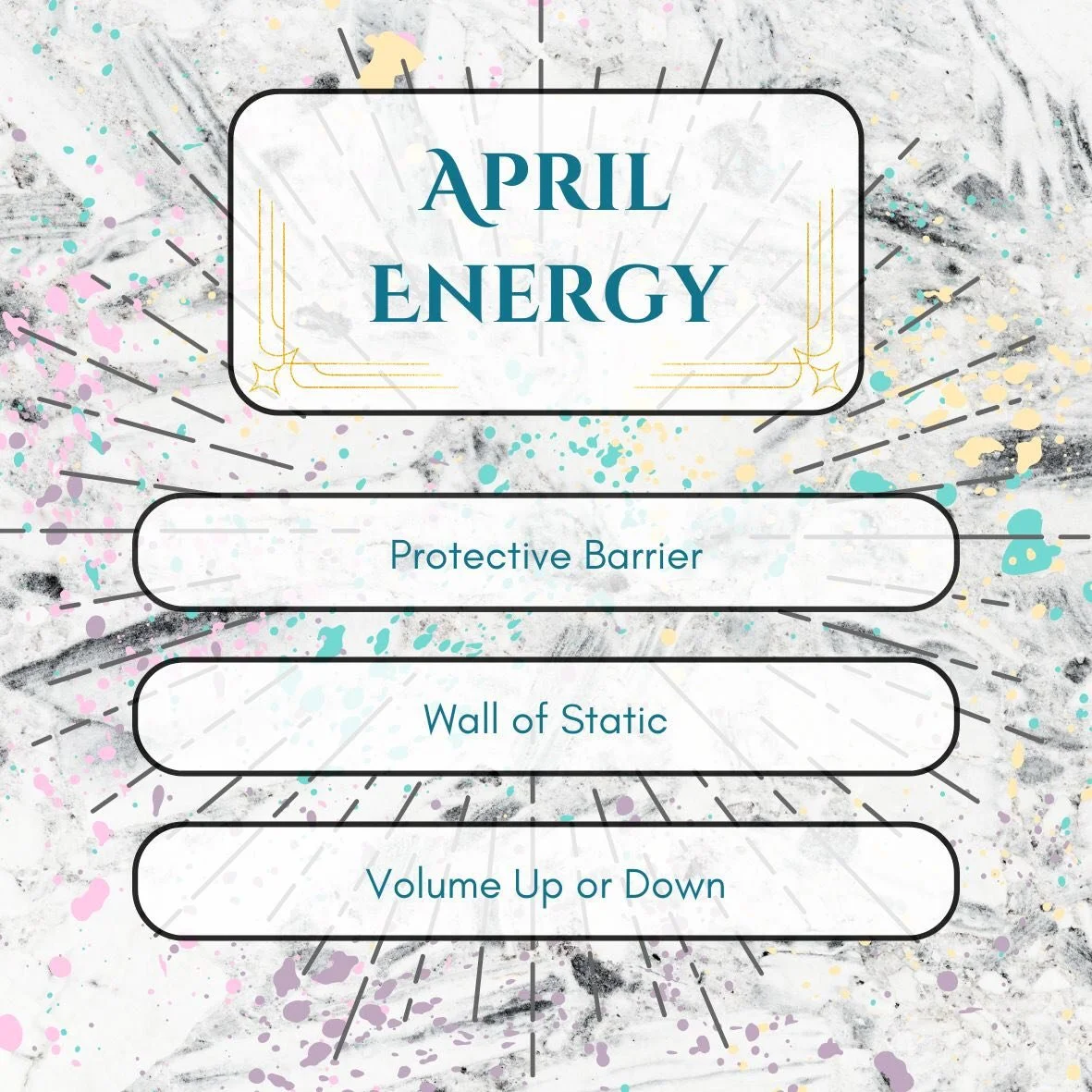 When I was first trying to tap into April&rsquo;s energy, almost nothing was coming through. It felt like being in a floating bubble, maybe being aware of something on the other side but I could hardly feel it through the bubble barrier. And then I r