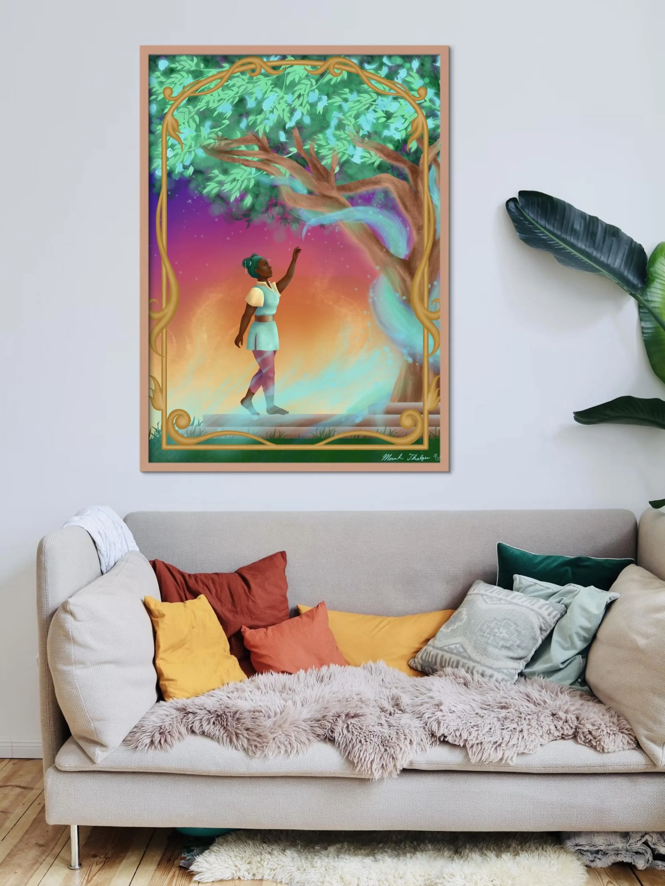 I made &ldquo;Song of the Evertree&rdquo; as an entry for this year&rsquo;s Paganicon. I wanted to show not only the energy of the tree under the surface, but also our connection to it. How we are not separate from the beautiful natural energies arou