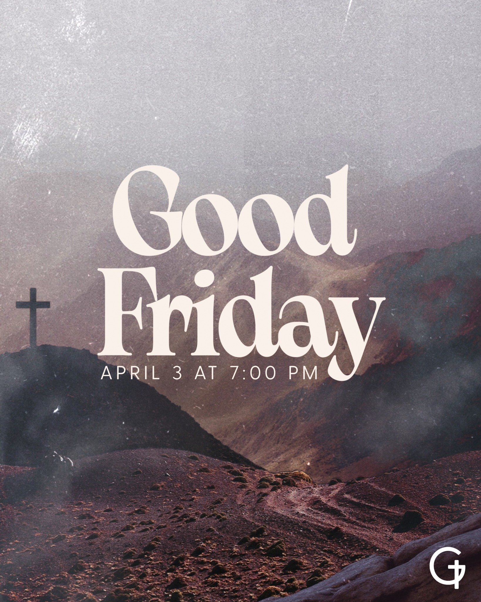 Join us tomorrow, April 3 at 7:00 PM for Good Friday as we reflect on the sacrifice of Jesus and the depth of His love for us.