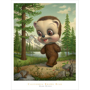 California Brown Bear Postcard